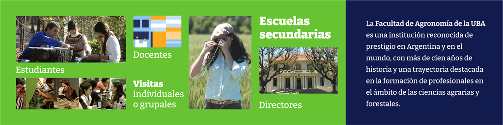 La Facultad de Agronomía de la UBA es una institución reconocida de prestigio en Argentina y en el mundo, con más de cien años de historia y una trayectoria destacada en la formación de profesionales en el ámbito de las ciencias agrarias y forestales.